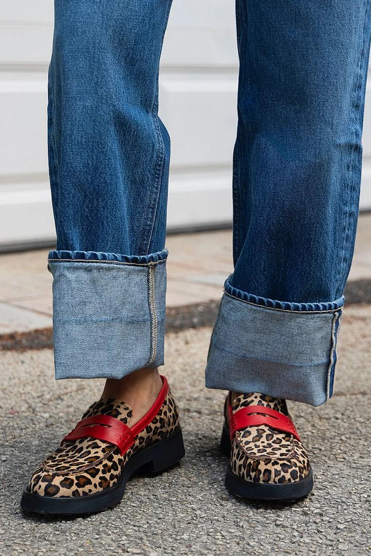 Elara | Color Block Loafers