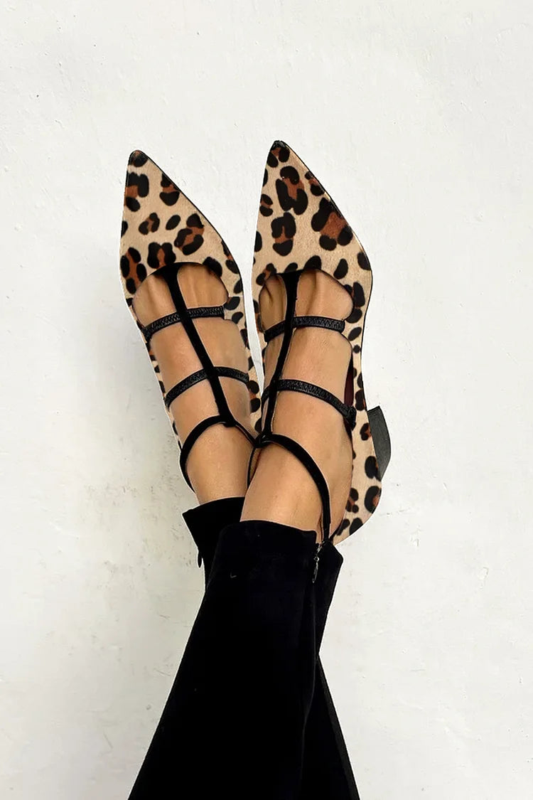 Arden™ | Leopard Strap Heels