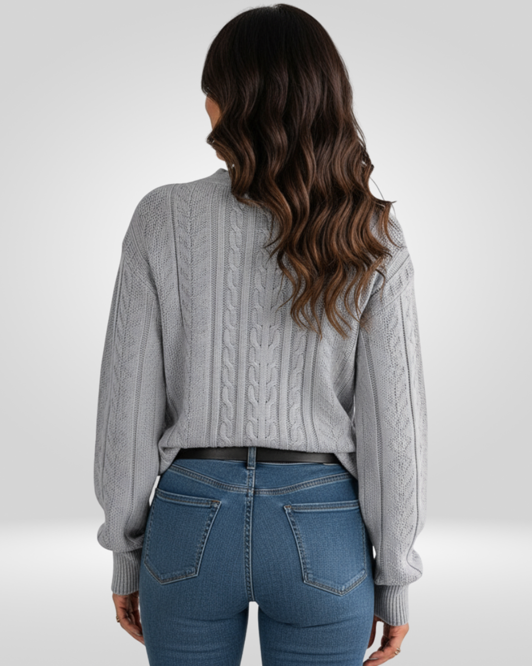 Louisa | Casual Knit Cable Sweater