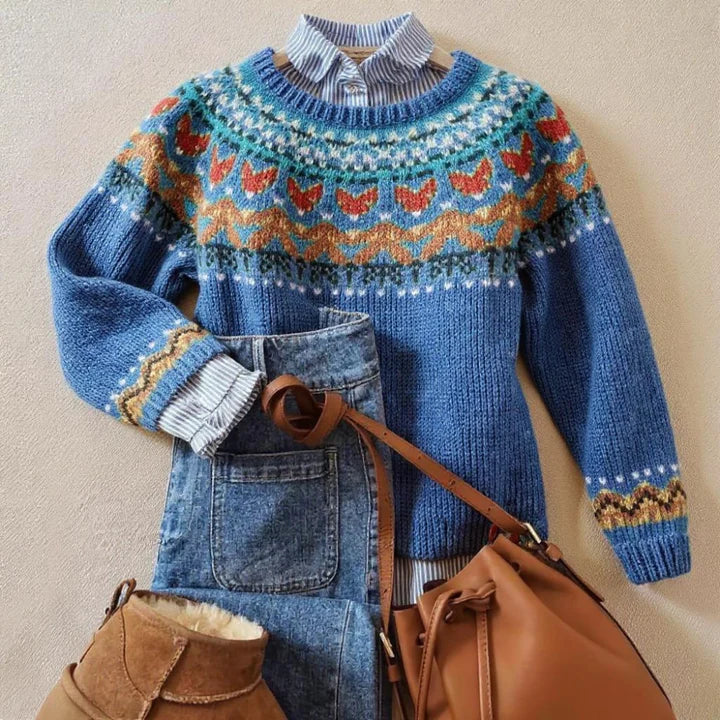 Velvo™ | Classic Vintage Knit Sweater