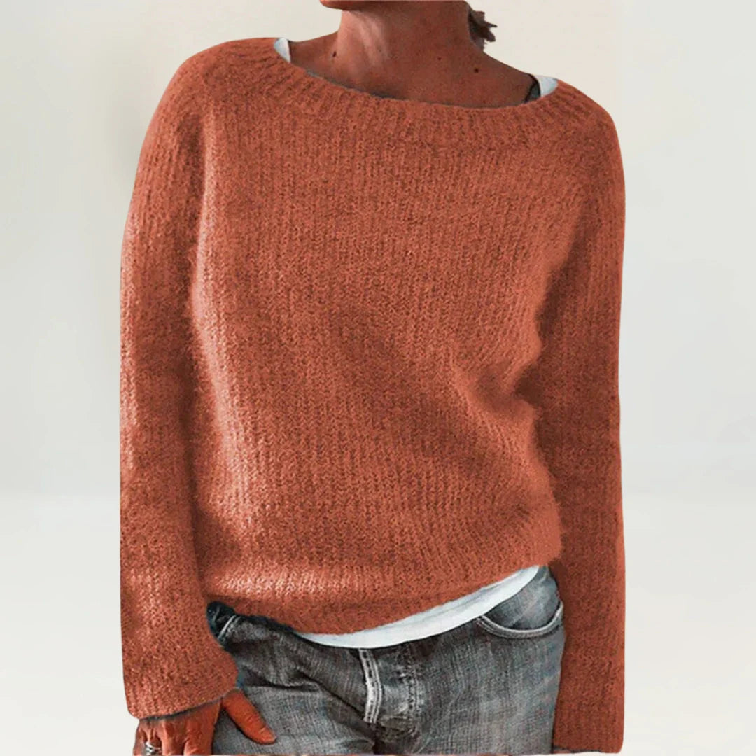 SUZY | COZY SWEATER ORANGE