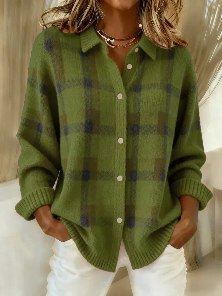 Laluna® | Retro Checked Sweater