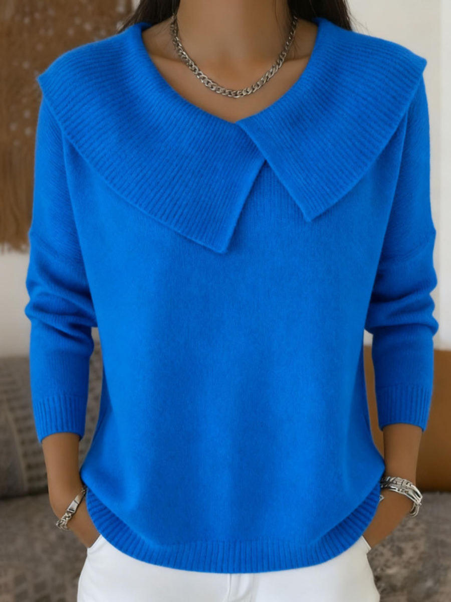Lucia™ | Warm Pullover with Soft Collar