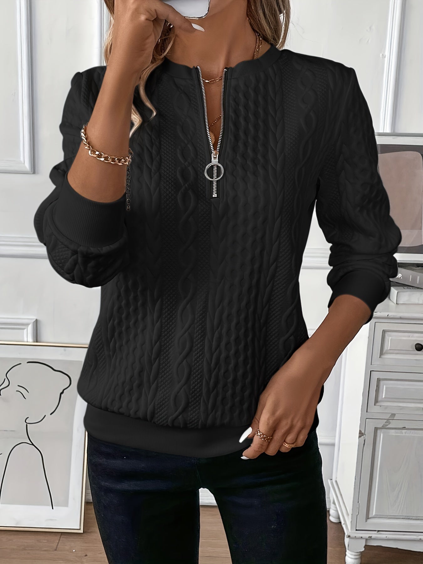 Bérengère™ | Chic Fine-Knit Sweater