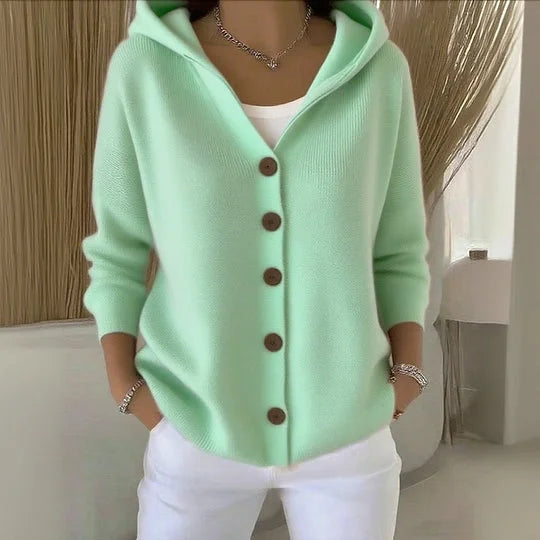 Nylah | Button-Up Hoodie Vest