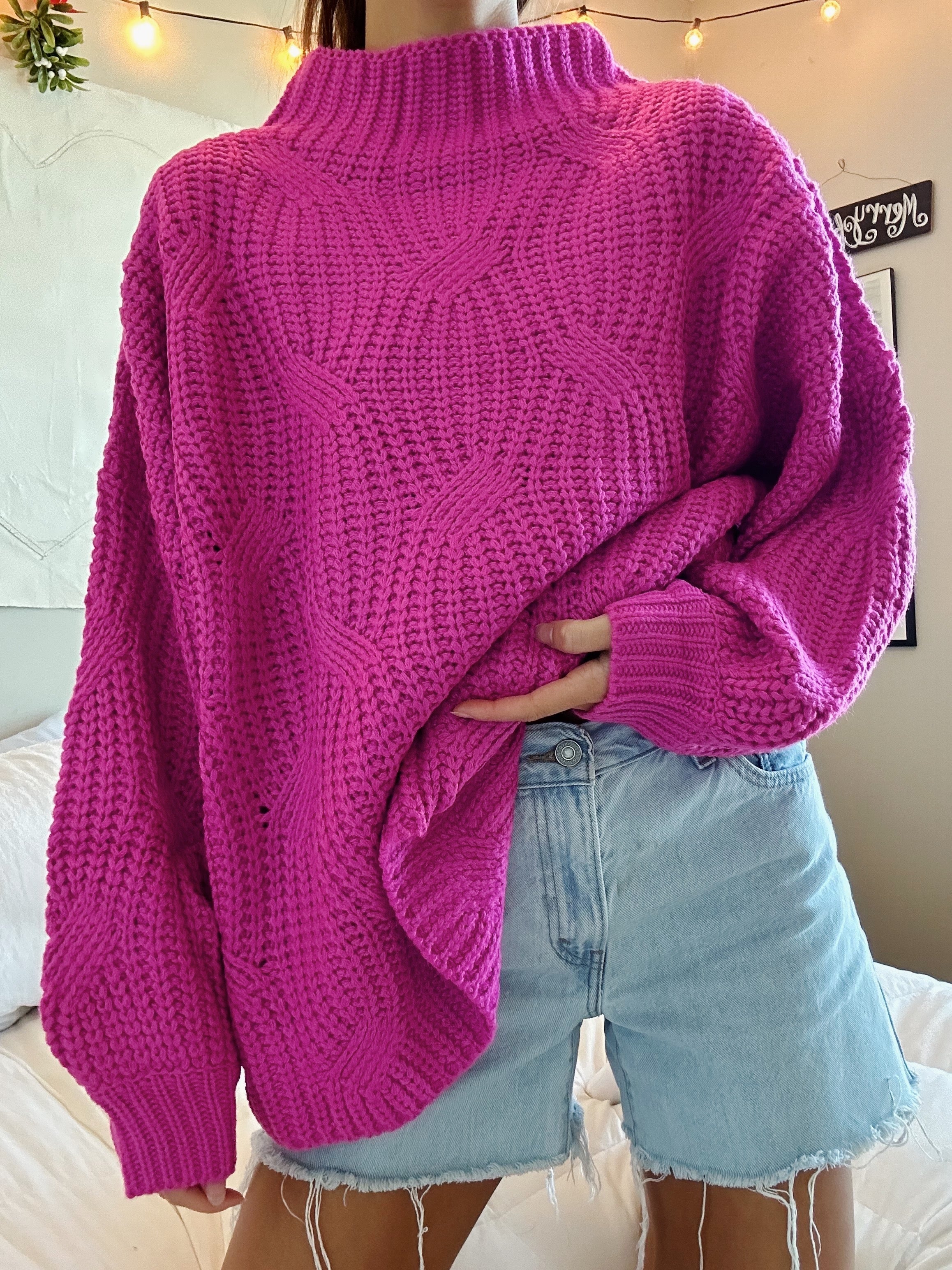 Lydia™ | CozyWave Oversized Knit Sweater