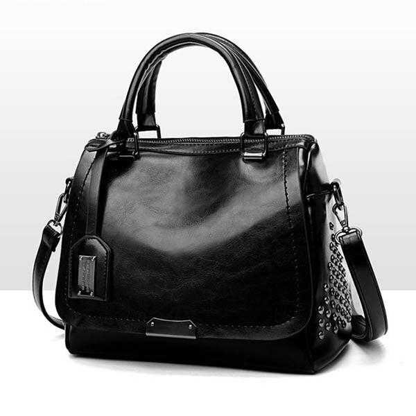 Sophia - Vintage Elegance Leather Crossbody Bag