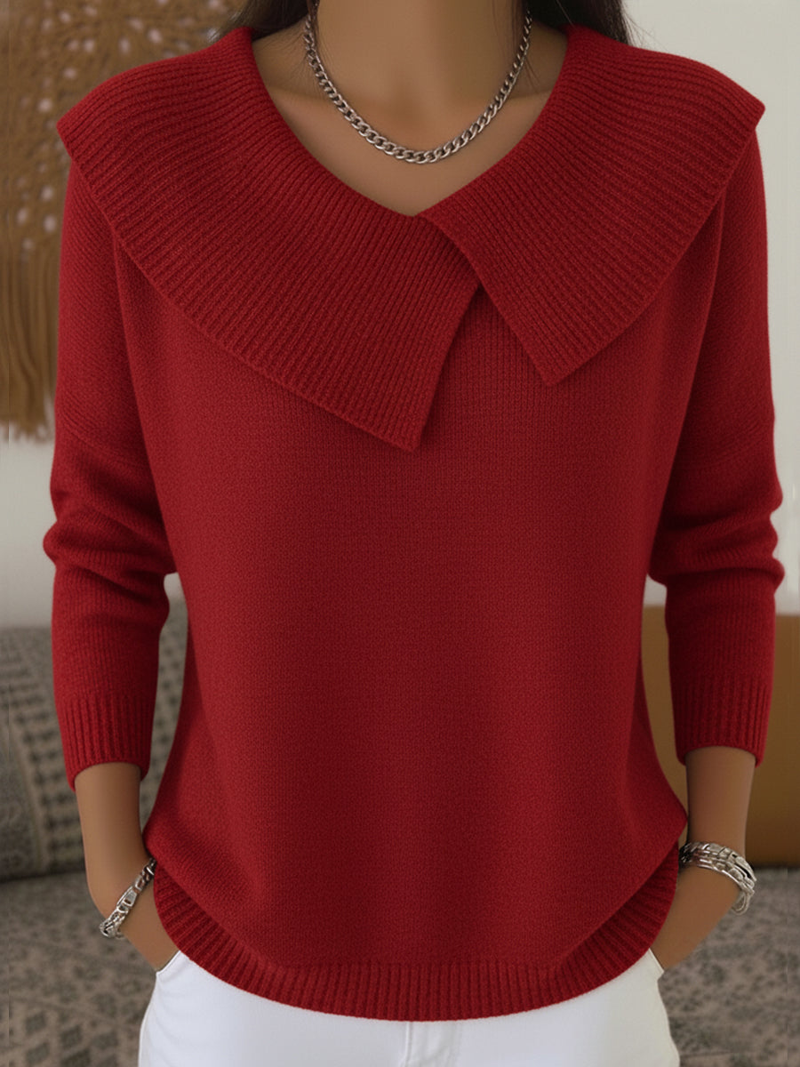Lucia™ | Warm Pullover with Soft Collar