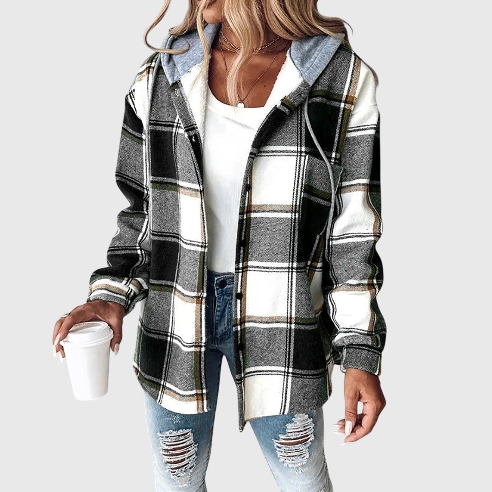 Martina™ | Women's Mesh Jacket with Button Placket