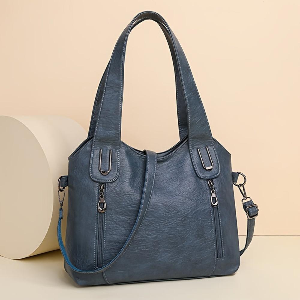 Annie - Luxe Statement Leather Shoulder Bag