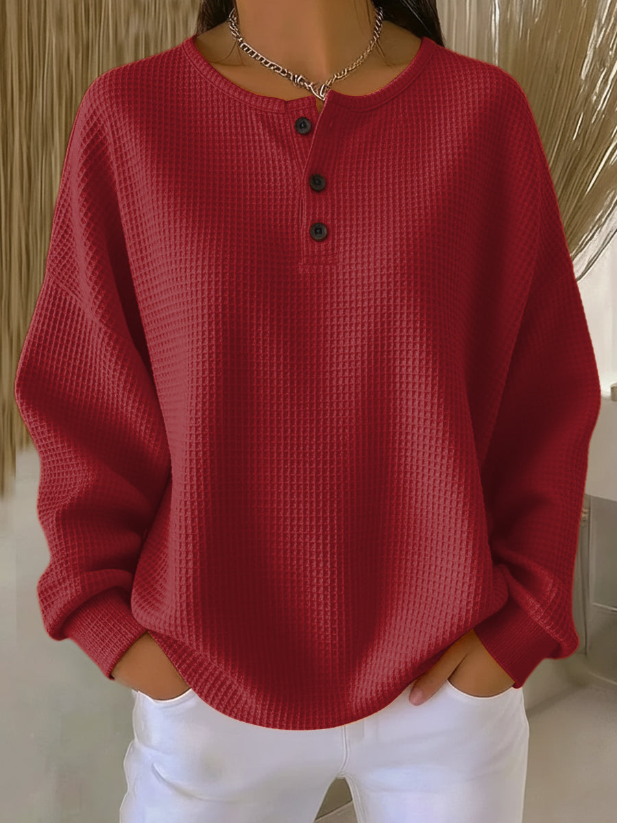 Adèle™ | Elegant Collar Sweatshirt