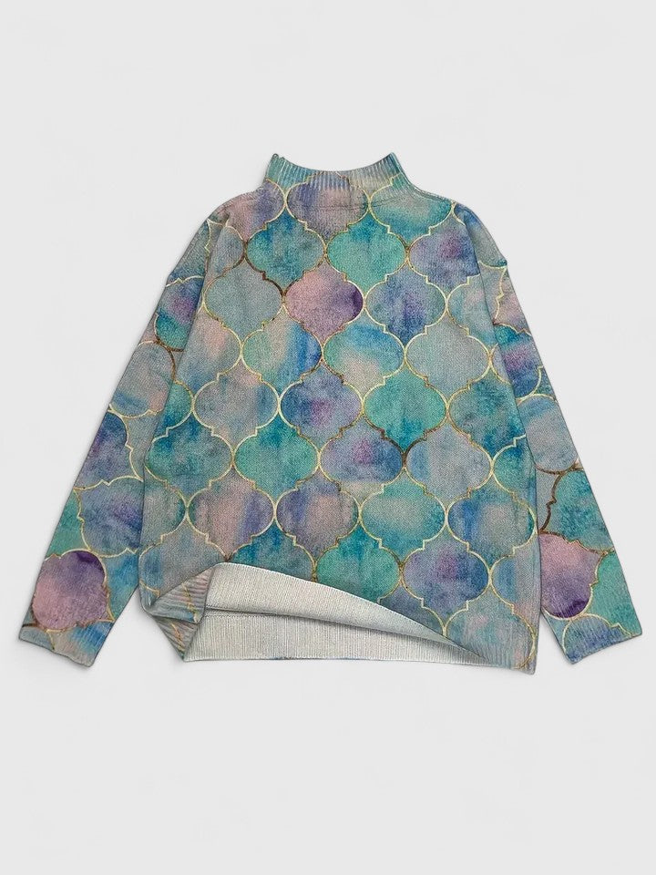 Amélia™ | Fenti Pullover with a Stand-Up Collar