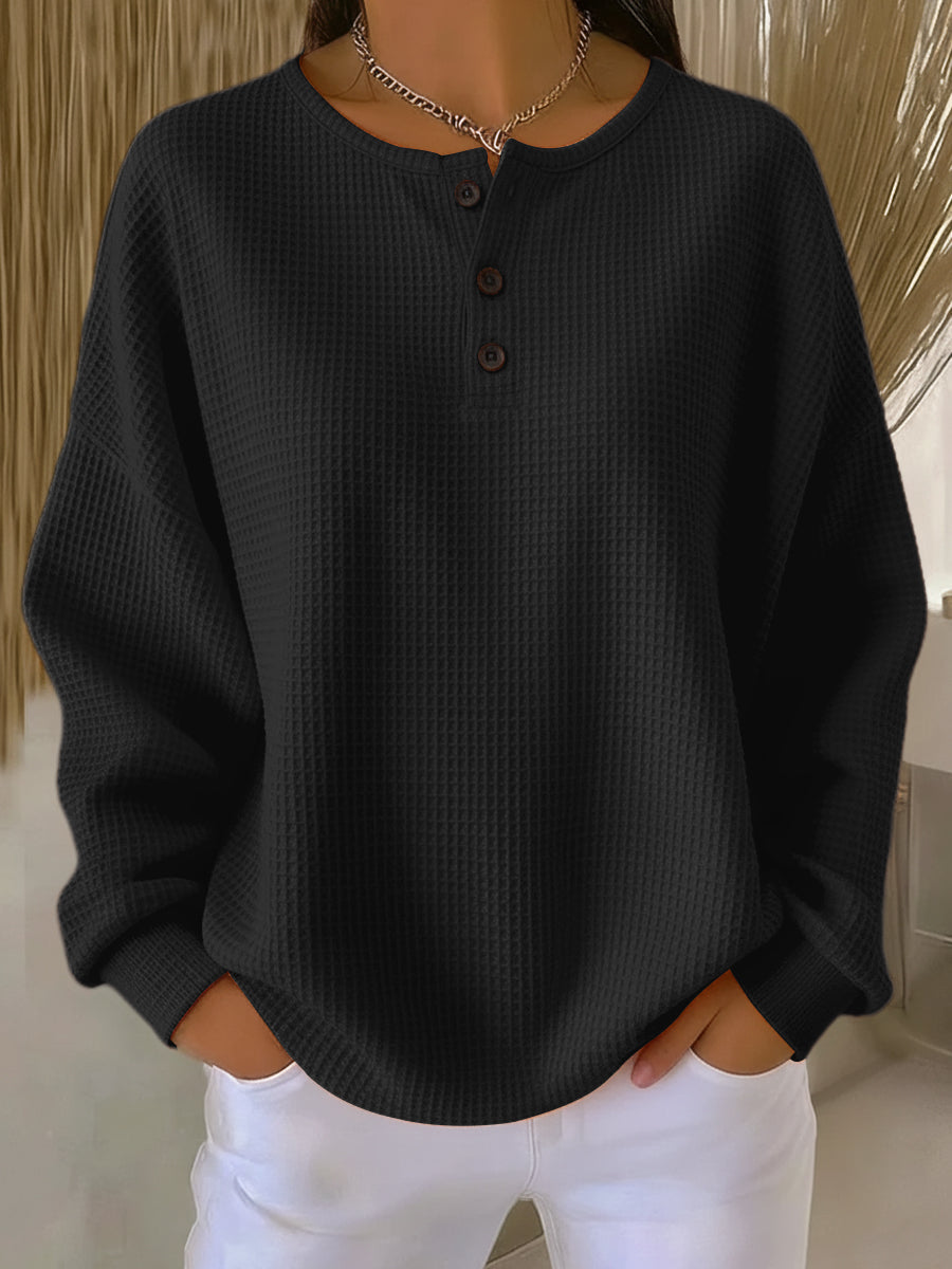 Adèle™ | Elegant Collar Sweatshirt