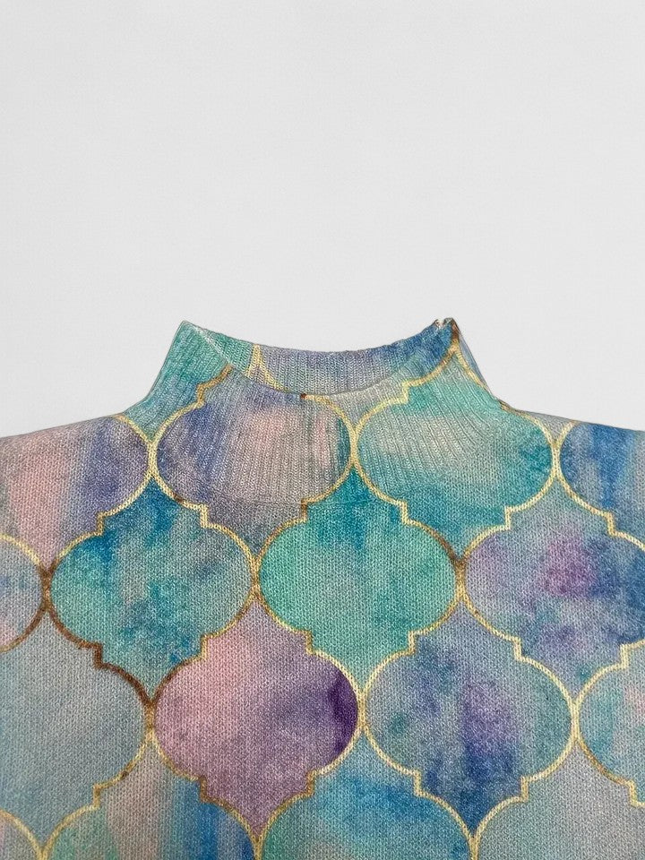 Amélia™ | Fenti Pullover with a Stand-Up Collar