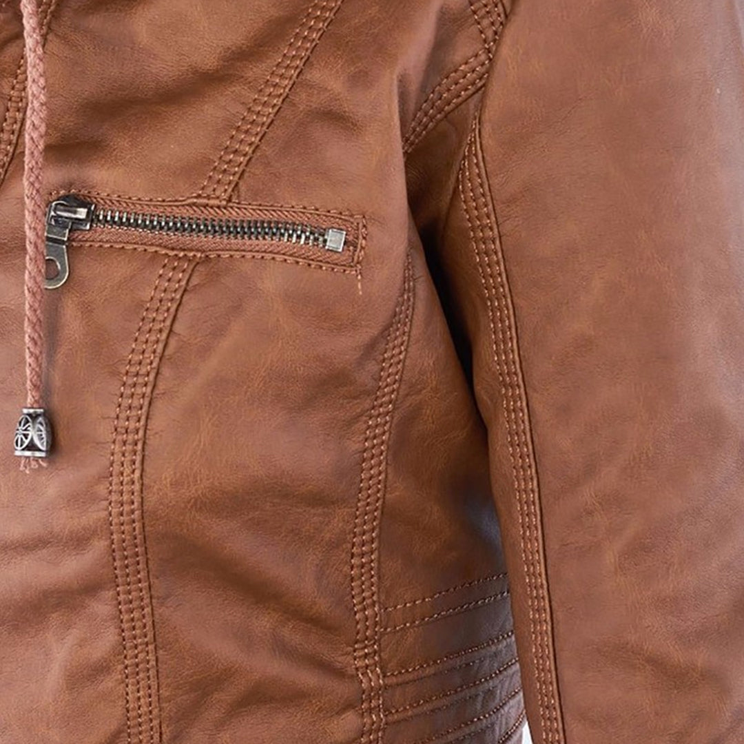 Riyana | Elegant and Street-Ready Leather Jacket