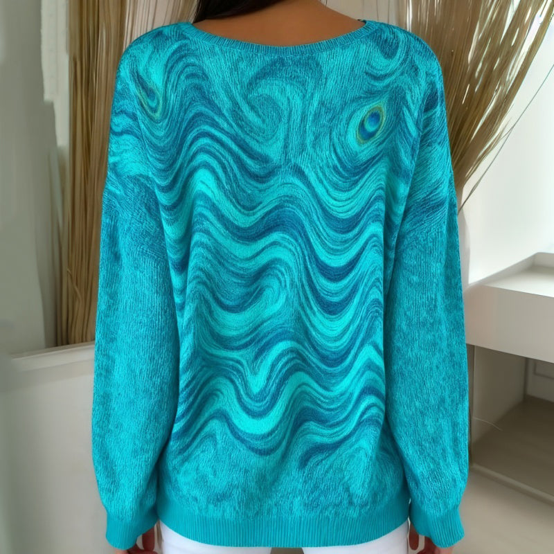 Evéline™ | Slim-Fit V-Neck Sweater