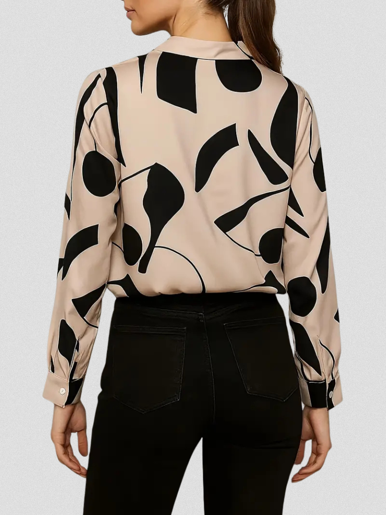 June | LYRA SATIN LOOK BLOUSE