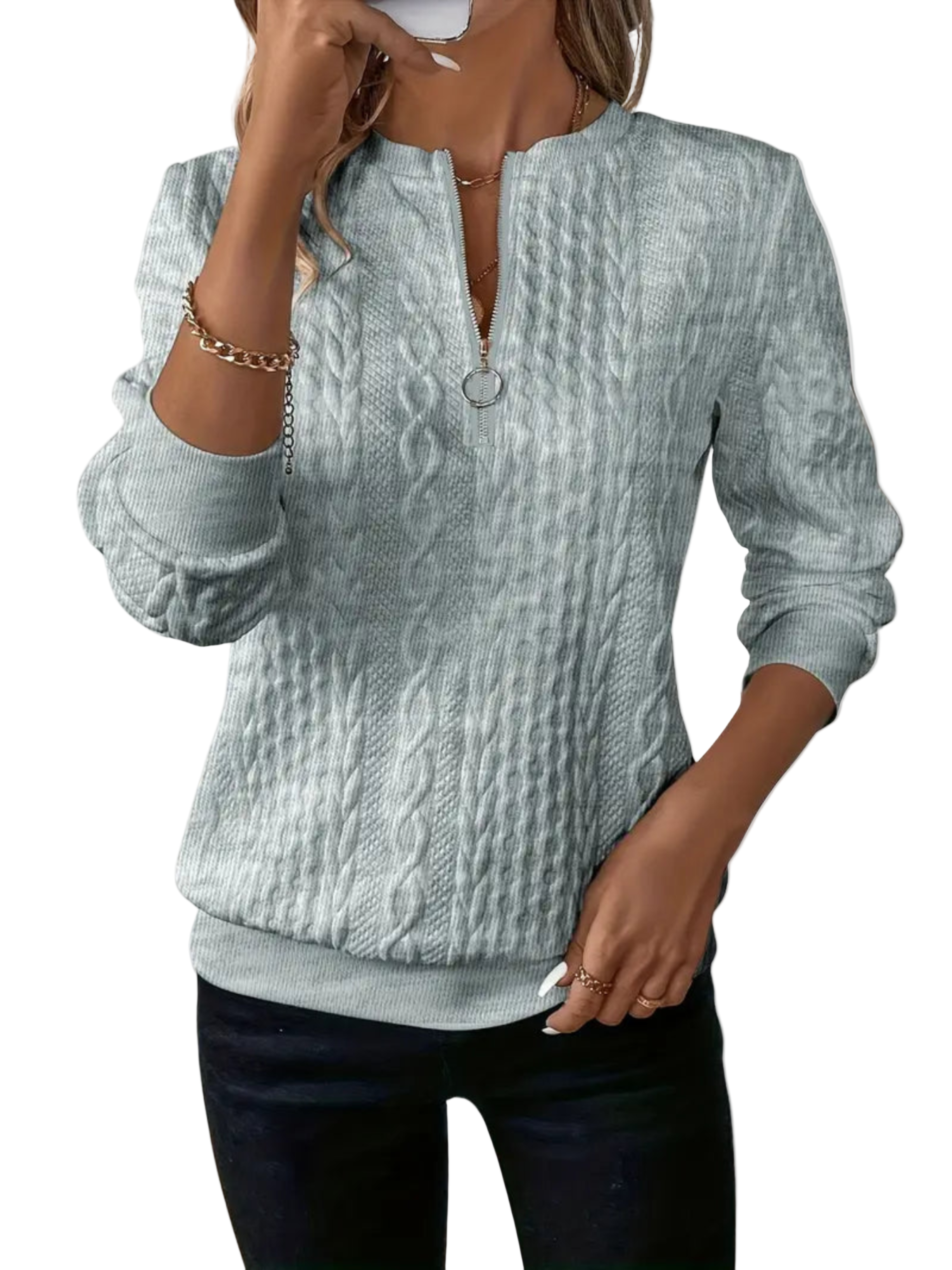 LIORA | Cable Knit Sweater