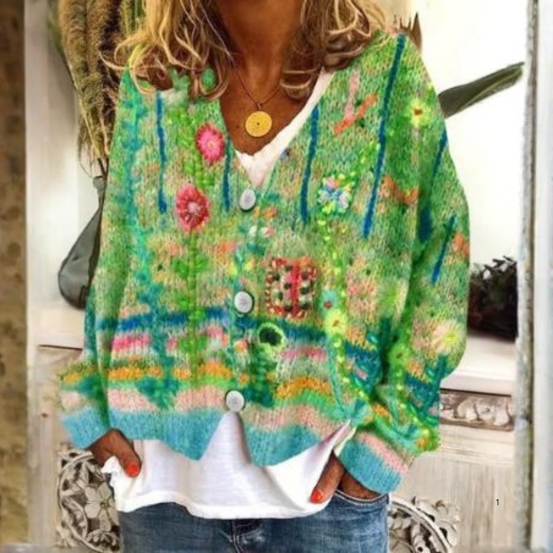 Whimsical Garden Cardigan