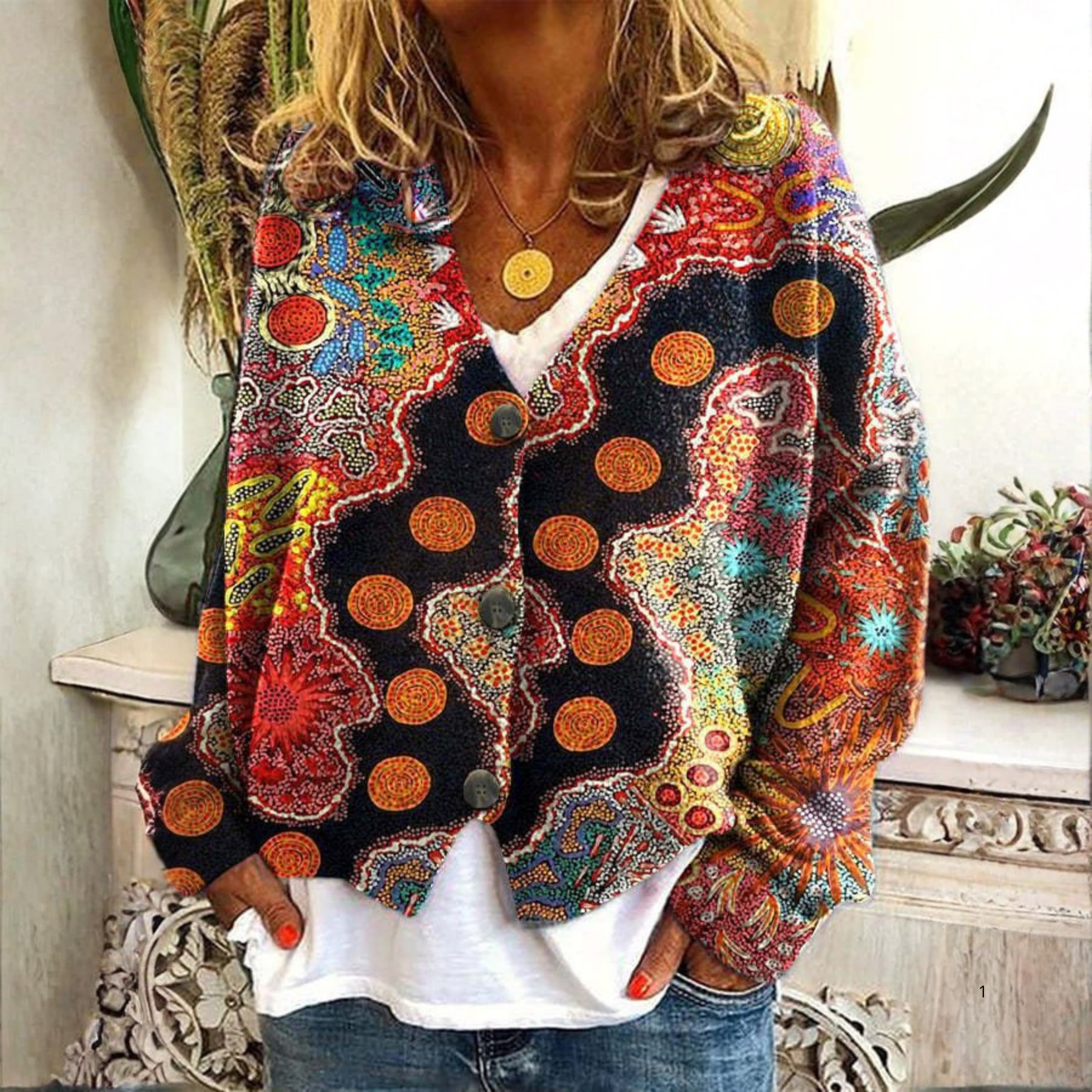 Boho Chic Colorful Cardigan