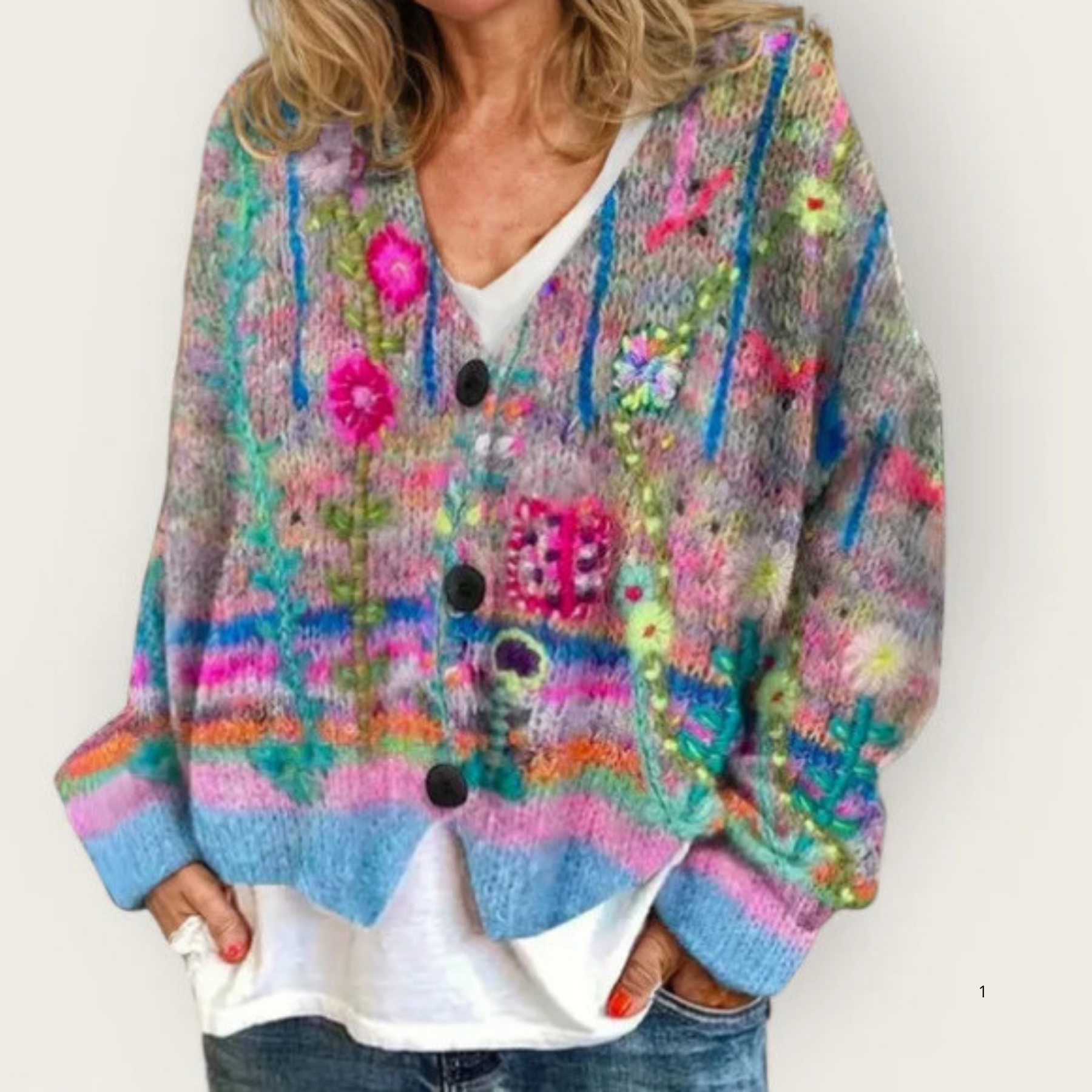 Floral Fantasy Cardigan