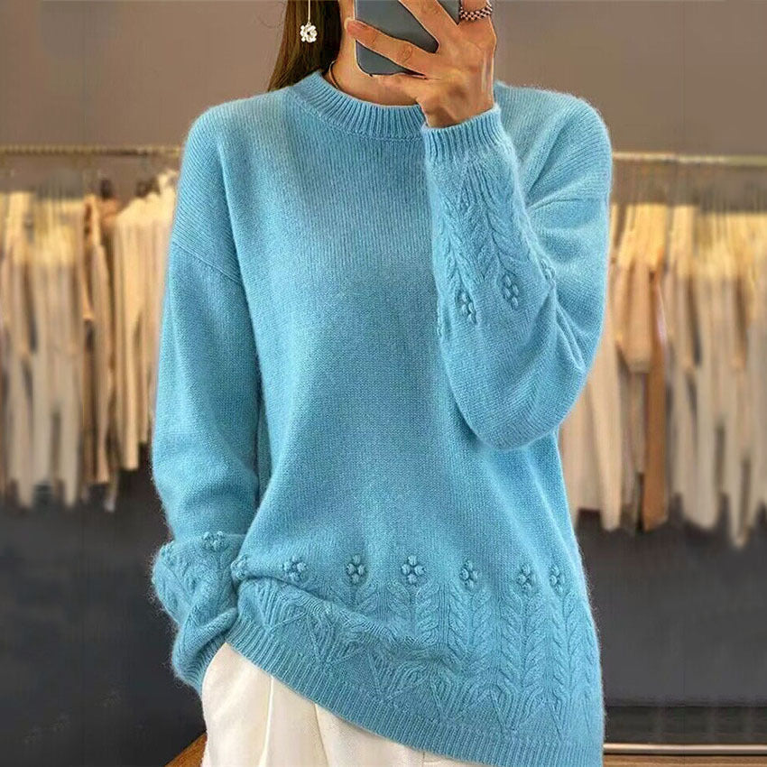 Lydia™ | Floral Knit Sweater