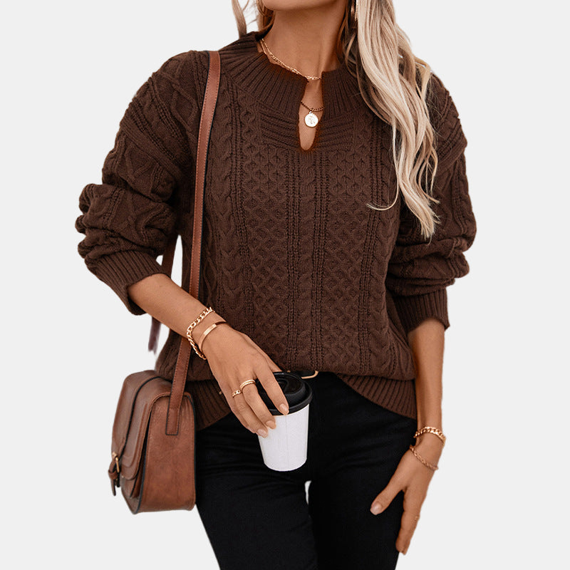 Lydia™ | Classic Cable Sweater