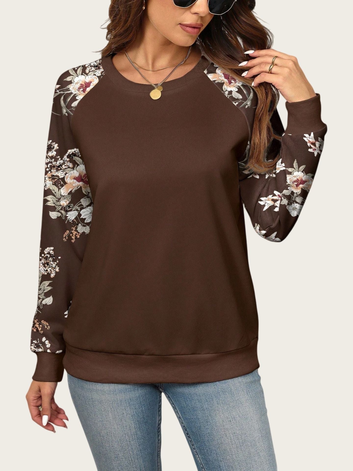 Lydia™ | Blossom Contrast Sweatshirt
