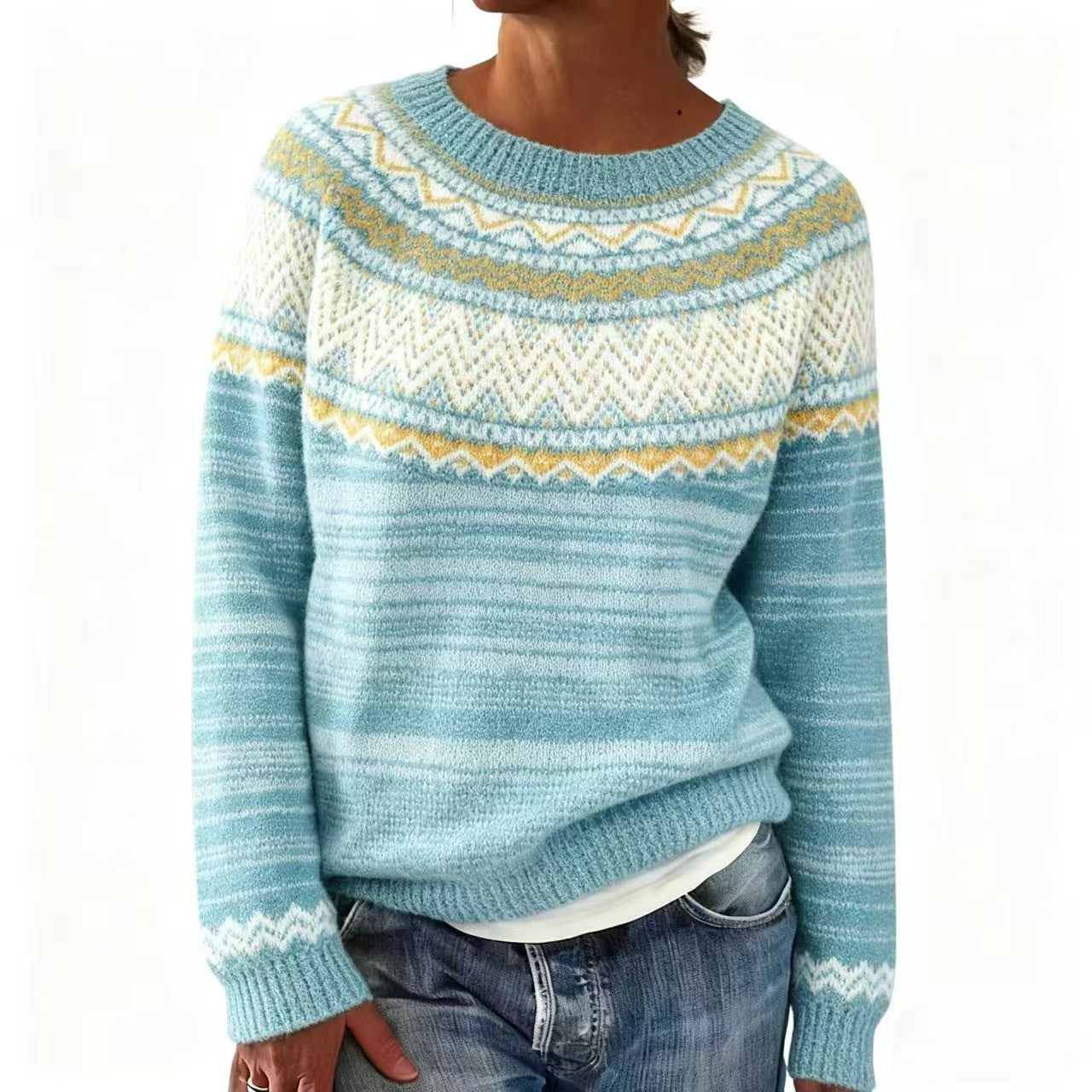 Lydia™ | Winter Pattern Sweater