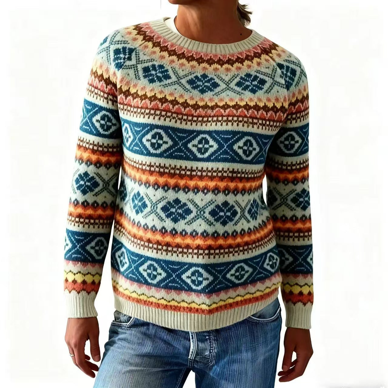 Lydia™ | Nordic Heritage Knit Sweater