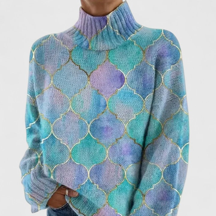 Amélia™ | Fenti Pullover with a Stand-Up Collar