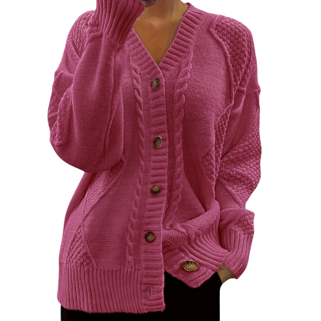 Lydia™ | Cable Knit Cardigan