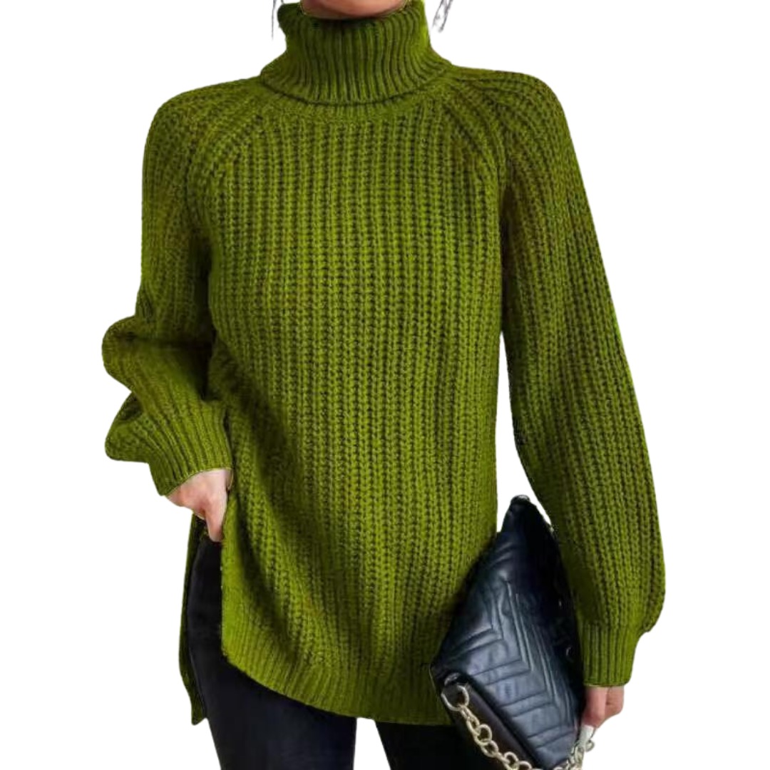 Lydia™ | Cotton Ladies' Turtleneck for Winter