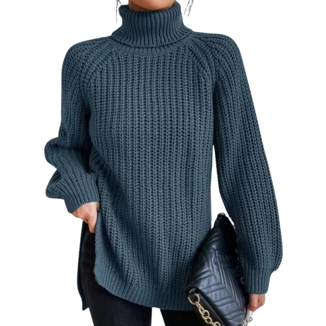 Lydia™ | Cotton Ladies' Turtleneck for Winter