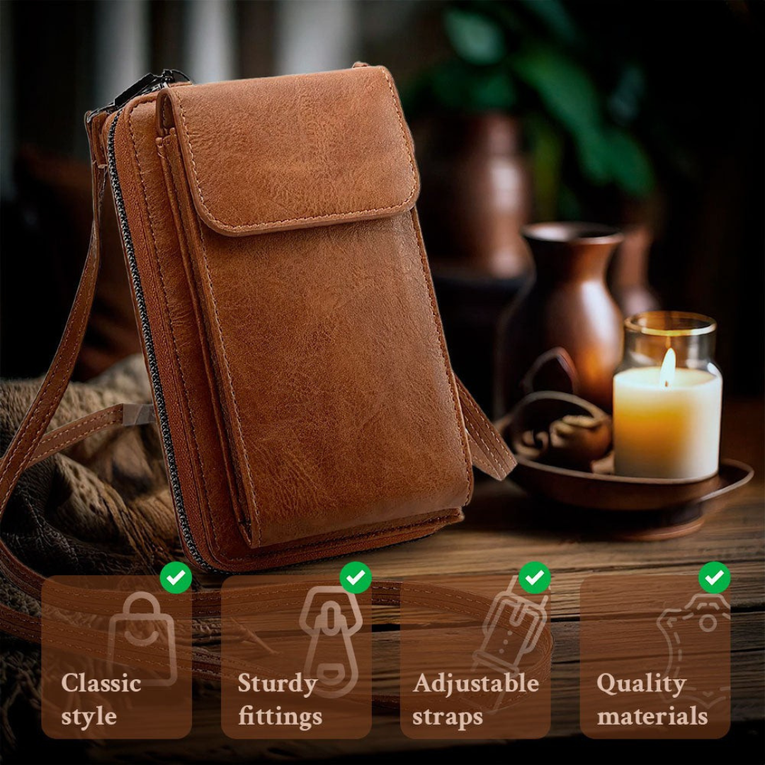 Clara - Chic Minimalist Leather Handbag