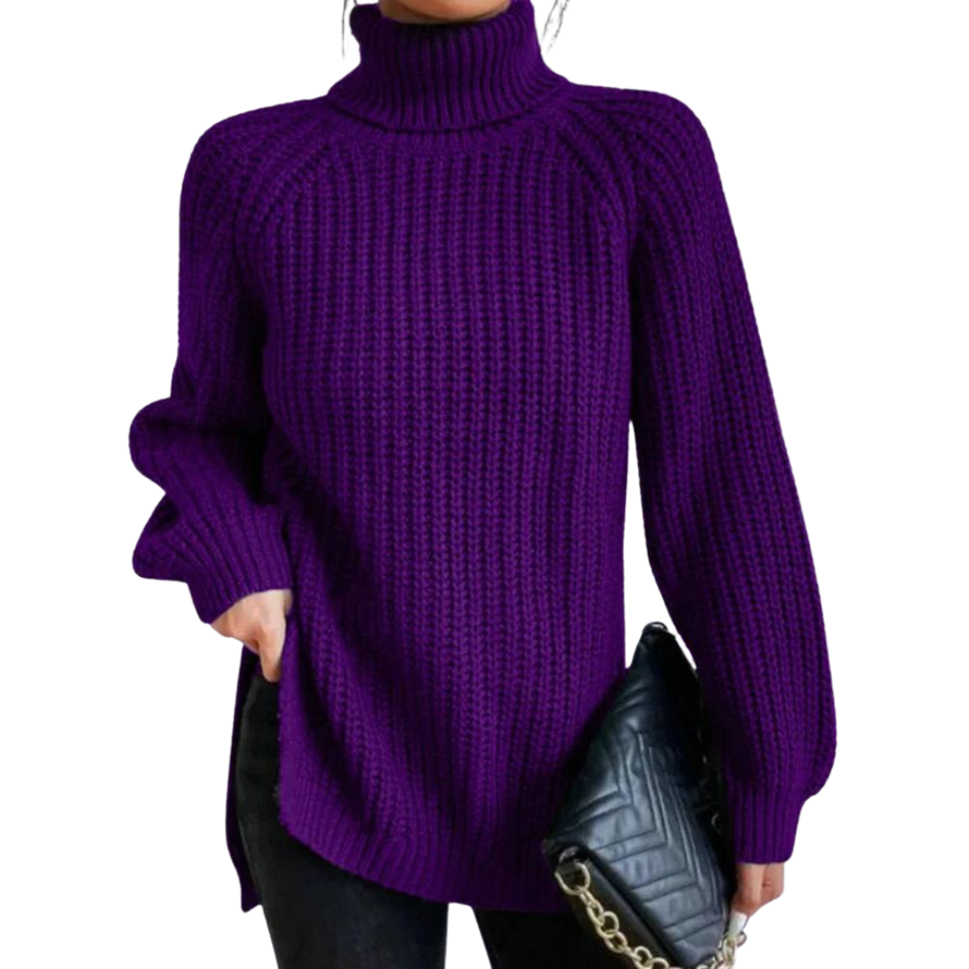 Lydia™ | Cotton Ladies' Turtleneck for Winter
