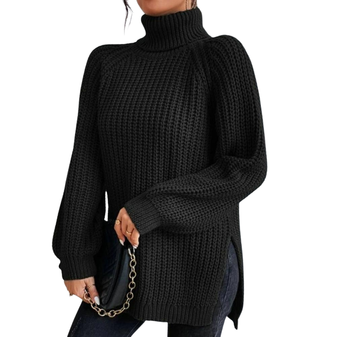 Lydia™ | Cotton Ladies' Turtleneck for Winter