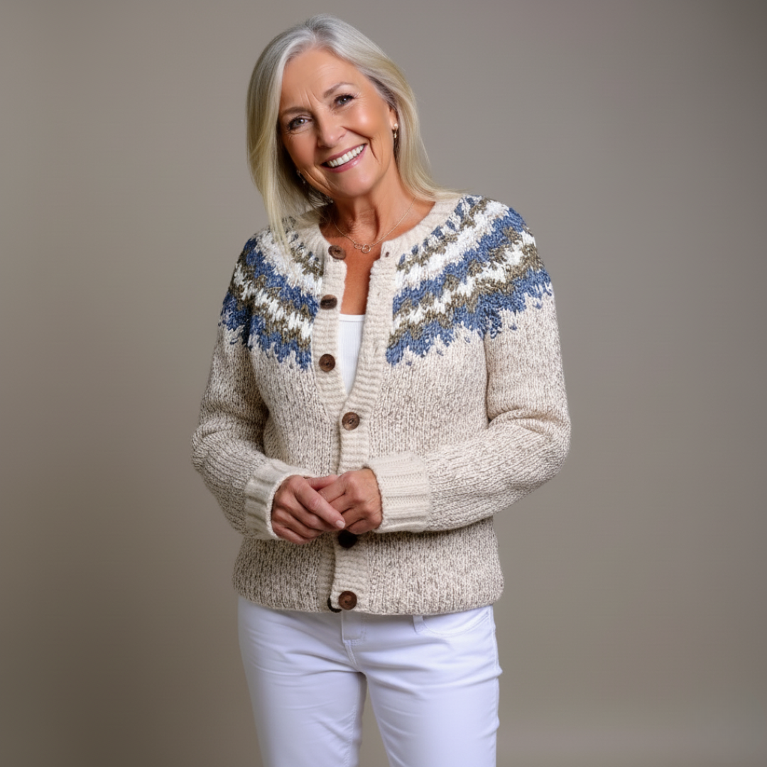 Lydia Porter™ | Icelandic Cardigan Authentic Elegance