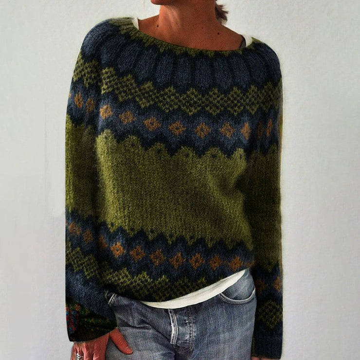 IVY β Cozy Winter Sweater with Nordic Knit