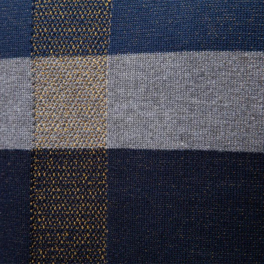 John | Men's Knit Pullover with Diamond Pattern