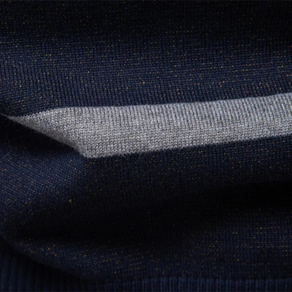 John | Men's Knit Pullover with Diamond Pattern