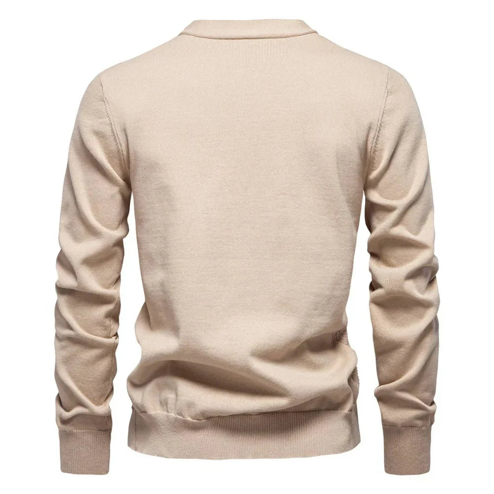 Michael | Warm Men's Cardigan with V-Neck