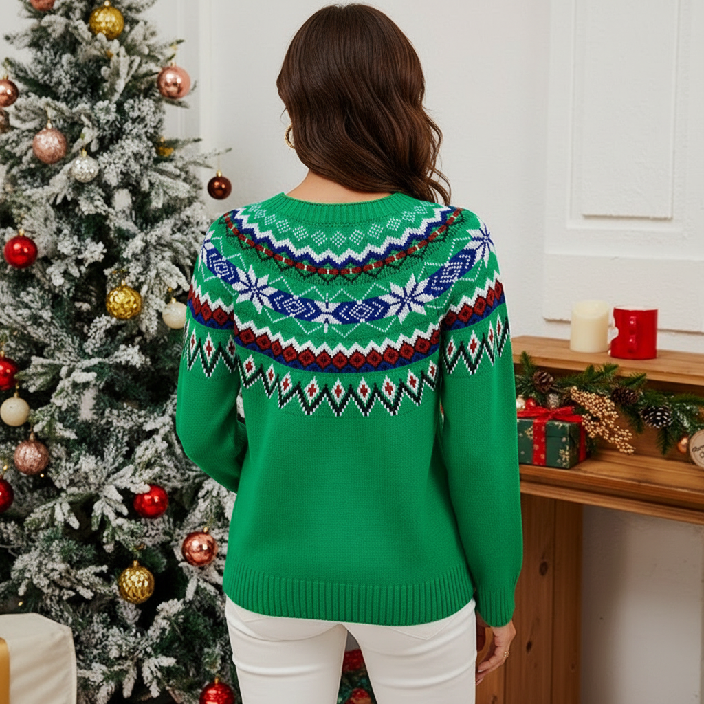 Lydia™ | NordicFest Holiday Knit Sweater