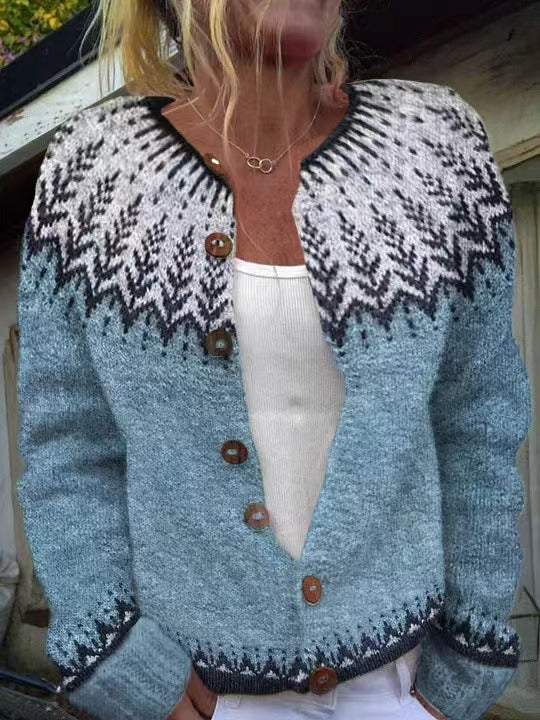 Lydia Porter™ | Nordic Cardigan Vintage Charm