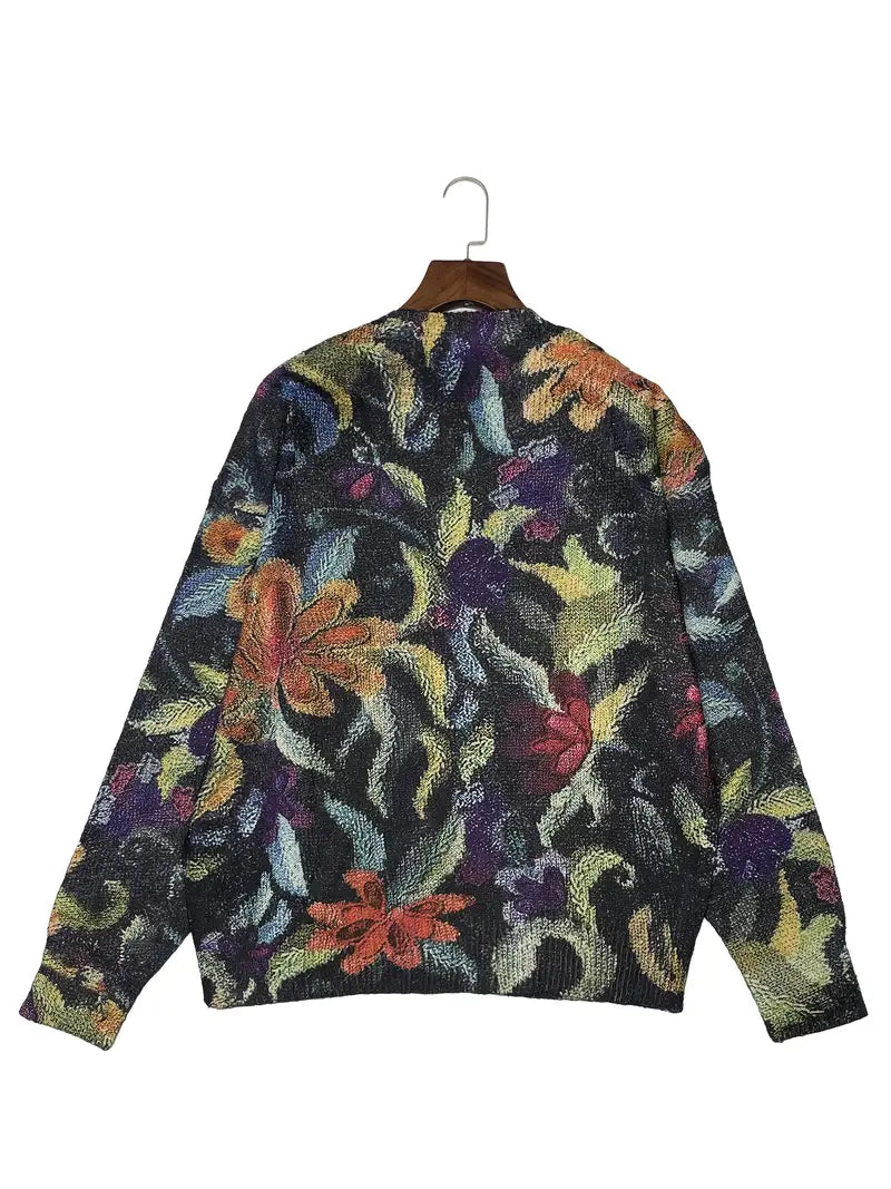 Lydia™ | Trendy Floral Sweater