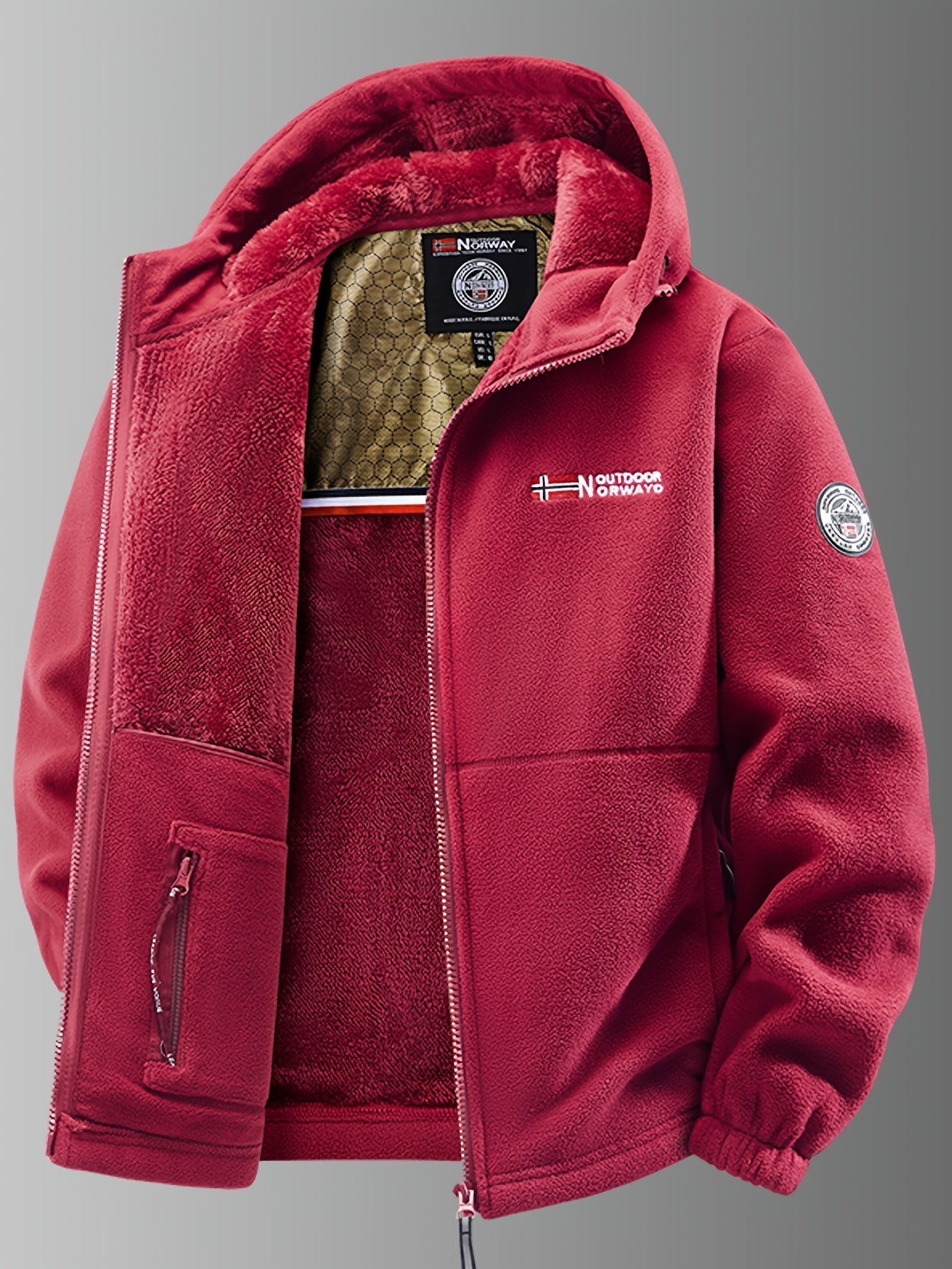 Huddy | Thermal Fleece Winter Jacket