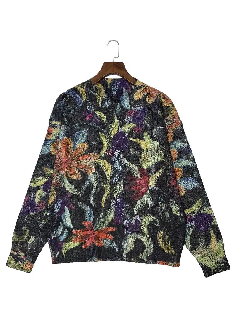 Lydia™ | Trendy Floral Sweater