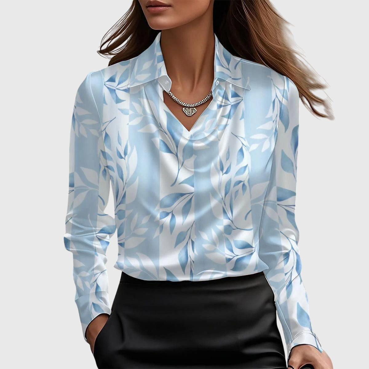 Clara Blouse with Luxury Shine