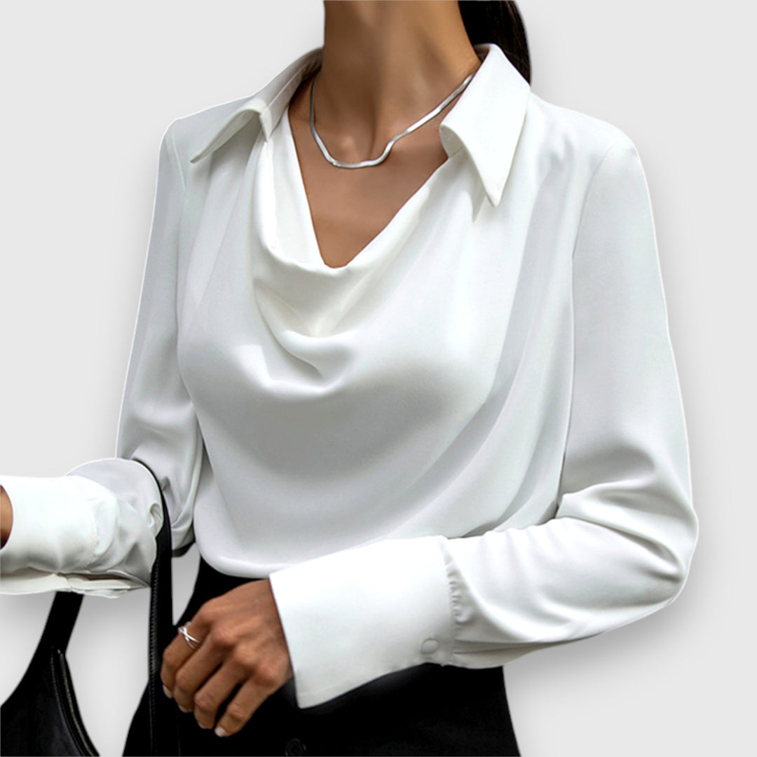 Solina blouse with collar