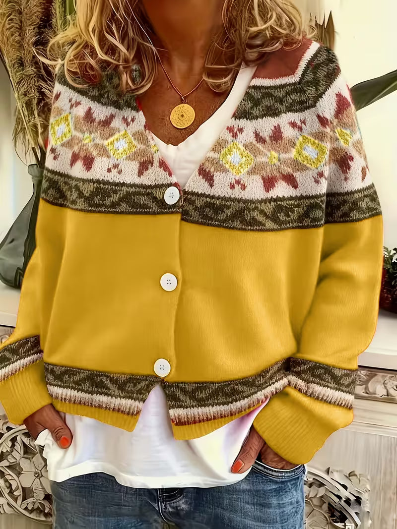 Nordic Sun Knit Cardigan